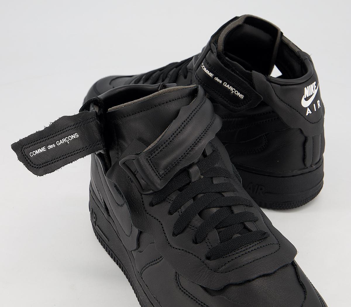 Comme Des GarconsCdg Nike Cut Off Air Force 1Black