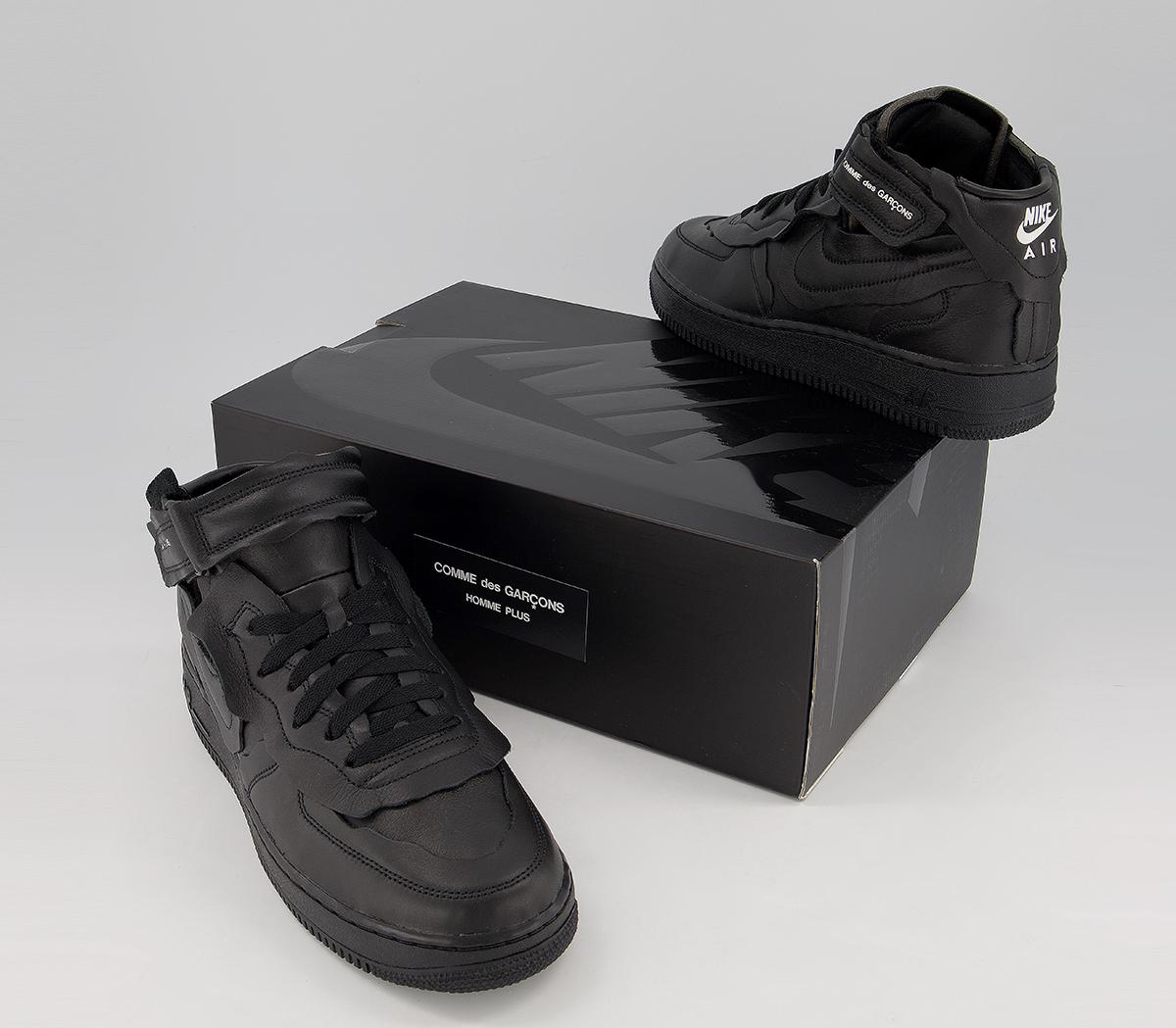 Comme Des GarconsCdg Nike Cut Off Air Force 1Black