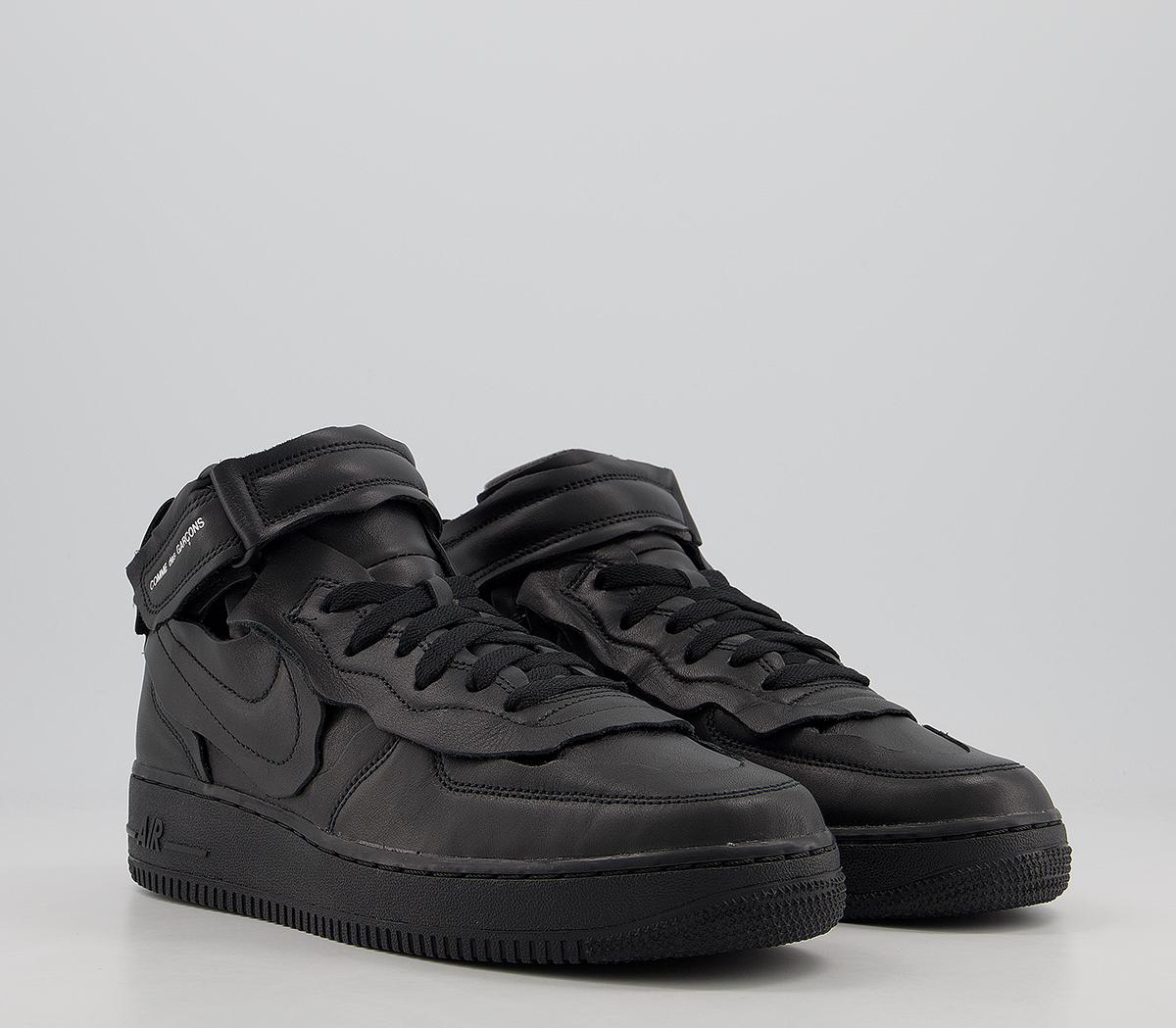 Comme Des GarconsCdg Nike Cut Off Air Force 1Black