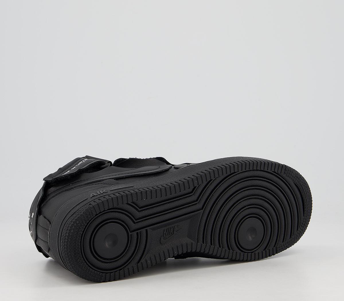 Comme Des GarconsCdg Nike Cut Off Air Force 1Black