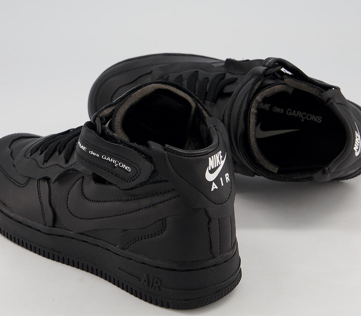 Comme Des Garcons Cdg Nike Cut Off Air Force 1 Black F - Unisex Sports