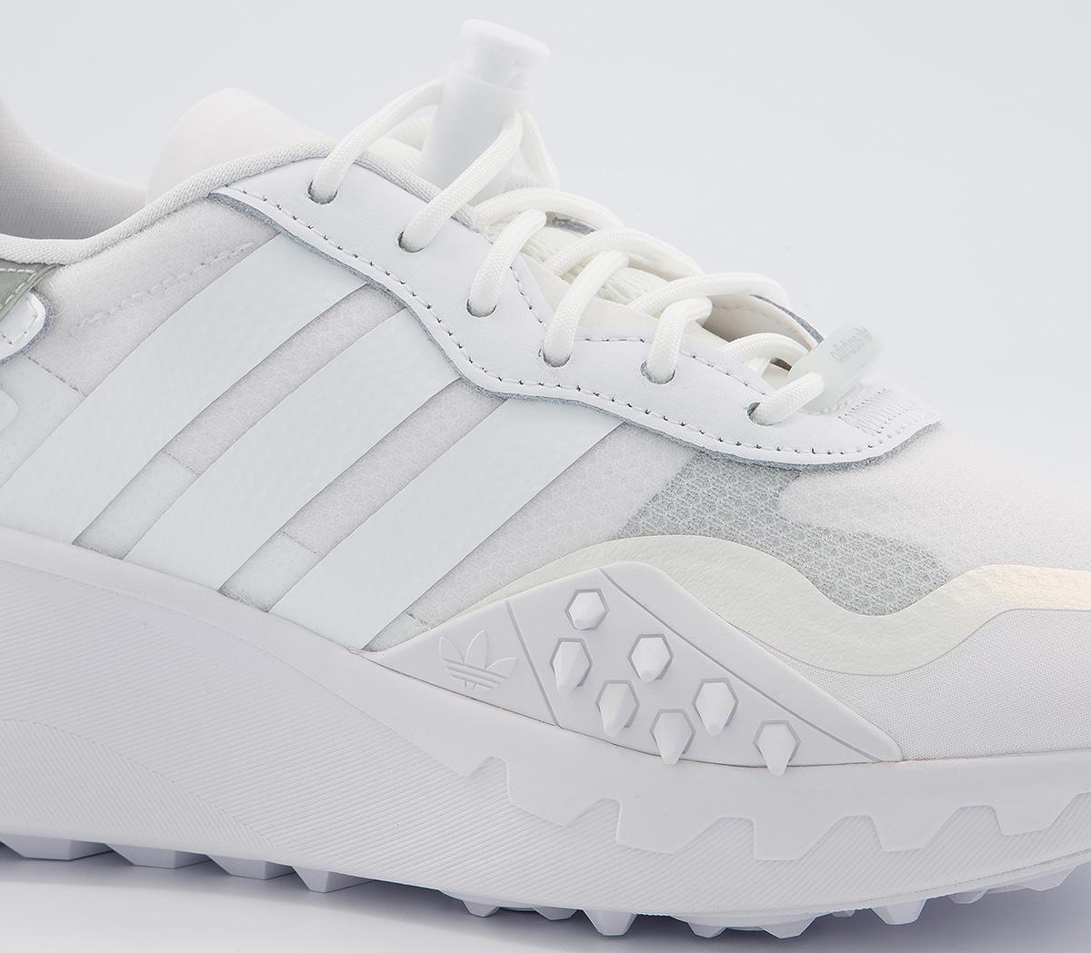 adidas Choigo Trainers White White Silver Metallic Women's Trainers