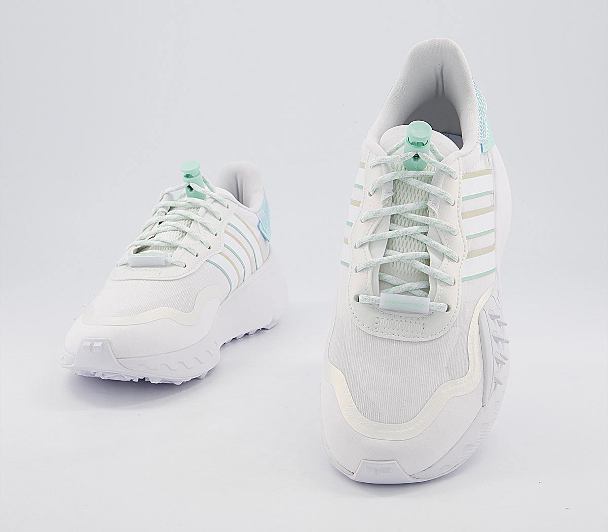 adidas Choigo Trainers adidas Choigo Trainers White Clear Mint
