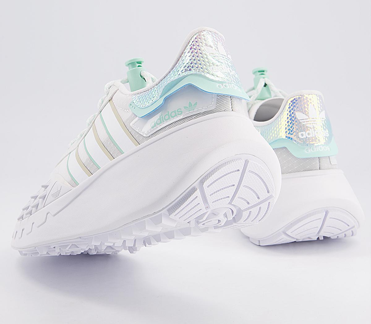 adidas Choigo Trainers adidas Choigo Trainers White Clear Mint