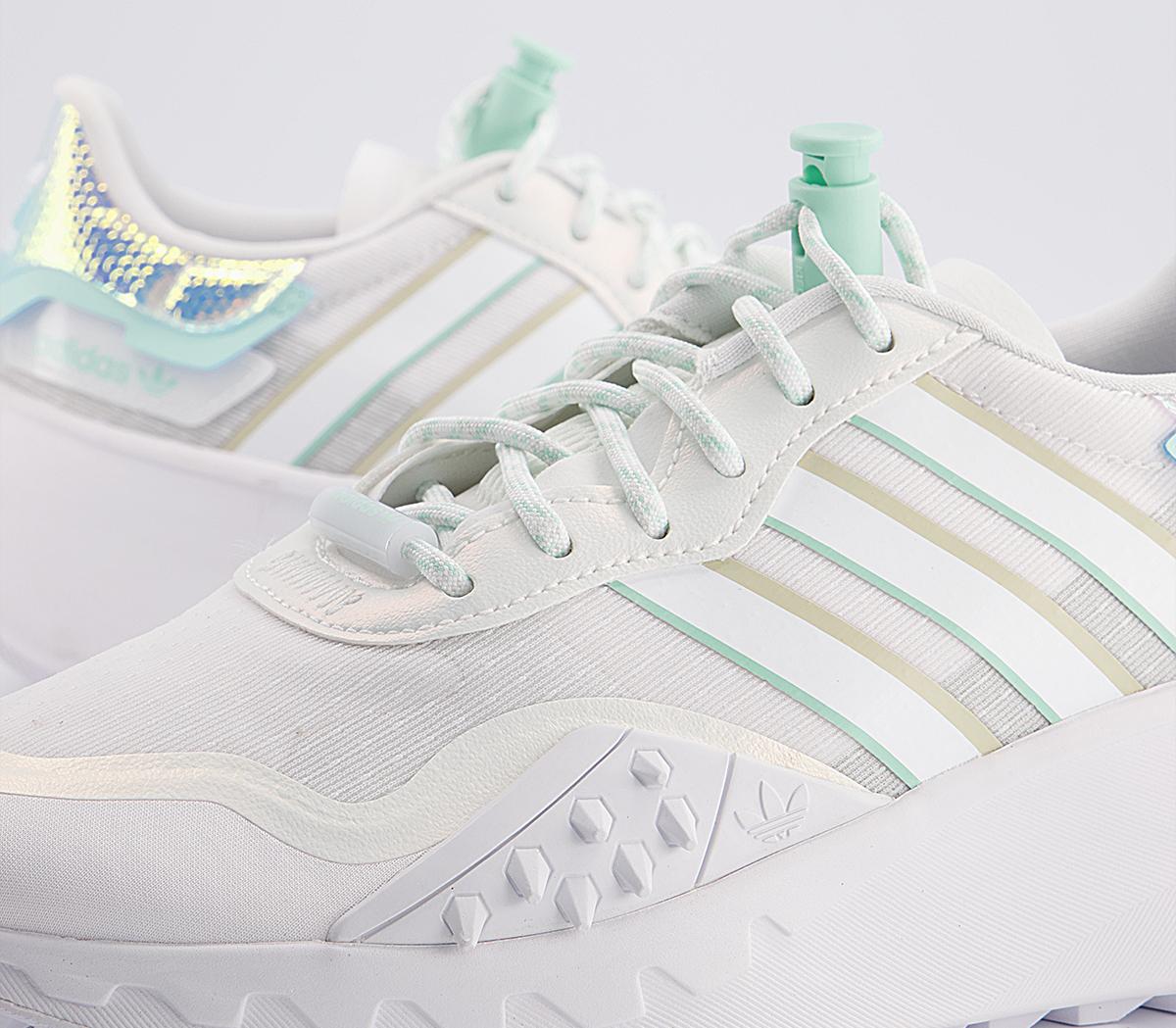 adidas Choigo Trainers adidas Choigo Trainers White Clear Mint