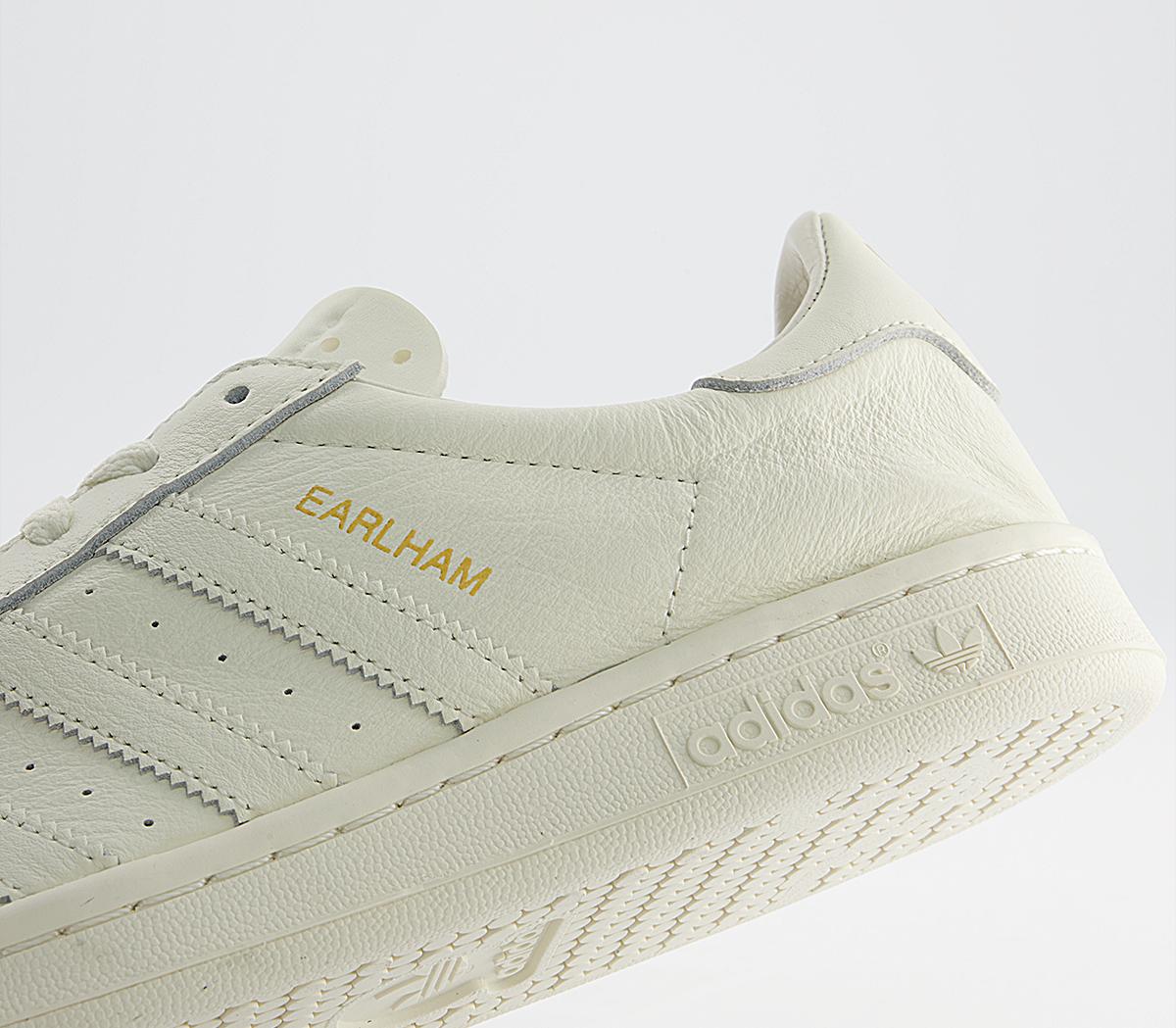 adidas Earlham Trainers White Gold Metallic - Men's Terrace Trainers adidas Earlham Trainers White Gold Metallic - Men's Terrace Trainers