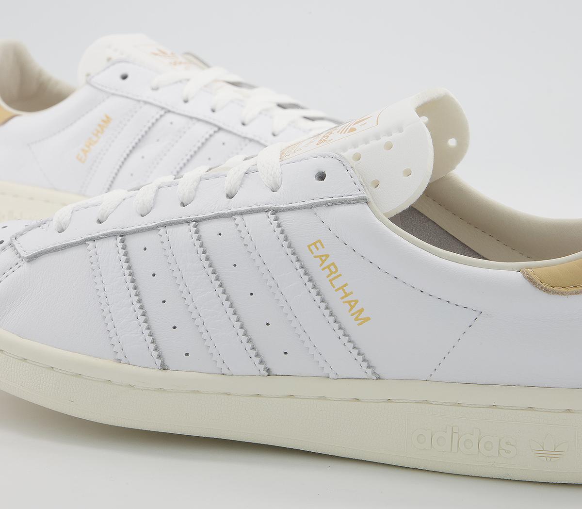 adidas Earlham Trainers adidas Earlham Trainers White Off White Gold