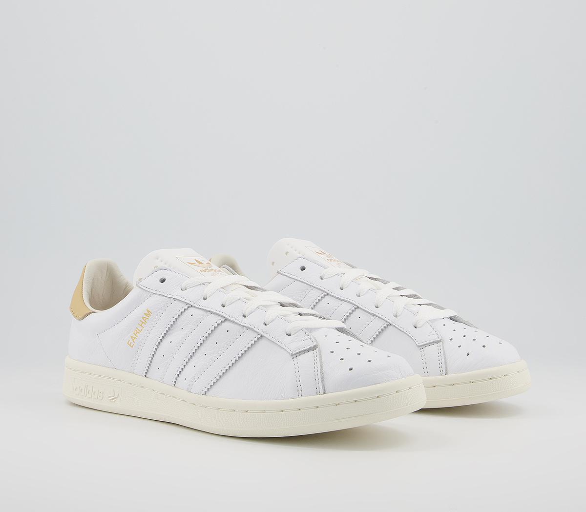 adidas Earlham Trainers adidas Earlham Trainers White Off White Gold