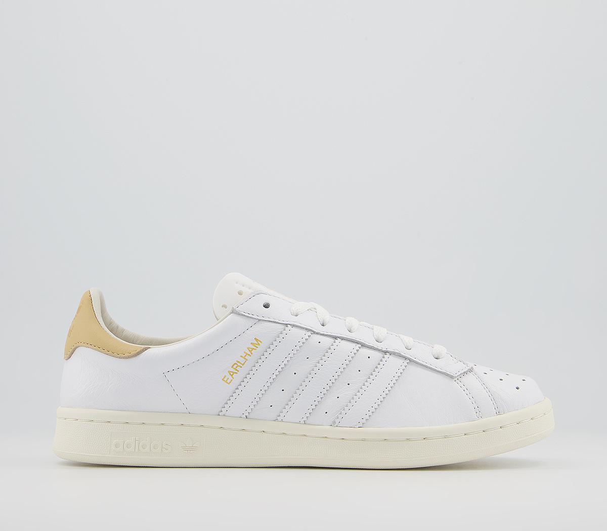 adidasEarlham TrainersWhite Off White Gold
