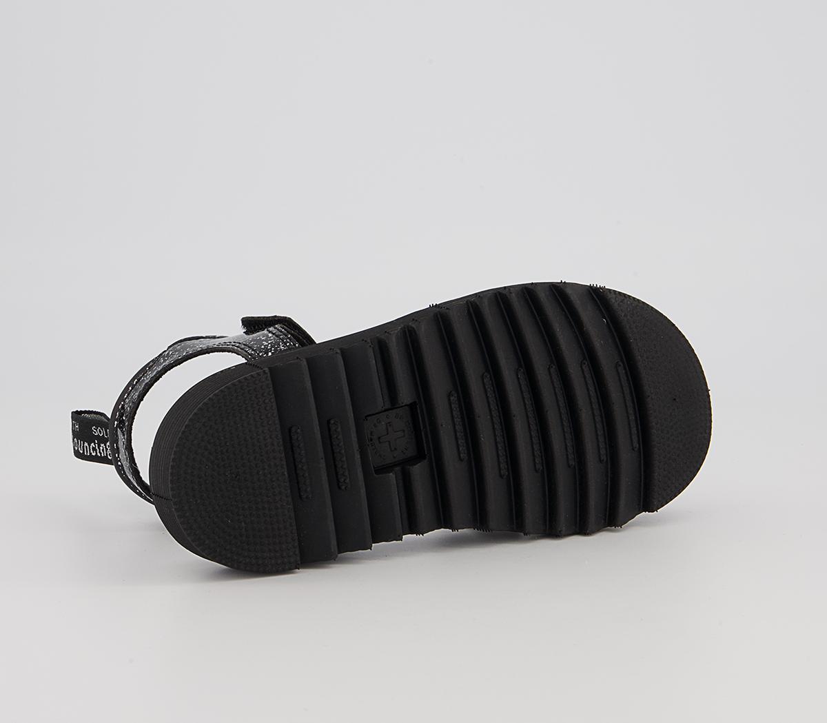 Dr. Martens Klaire Junior Sandals Dr. Martens Klaire Junior Sandals Black Cosmic Glitter