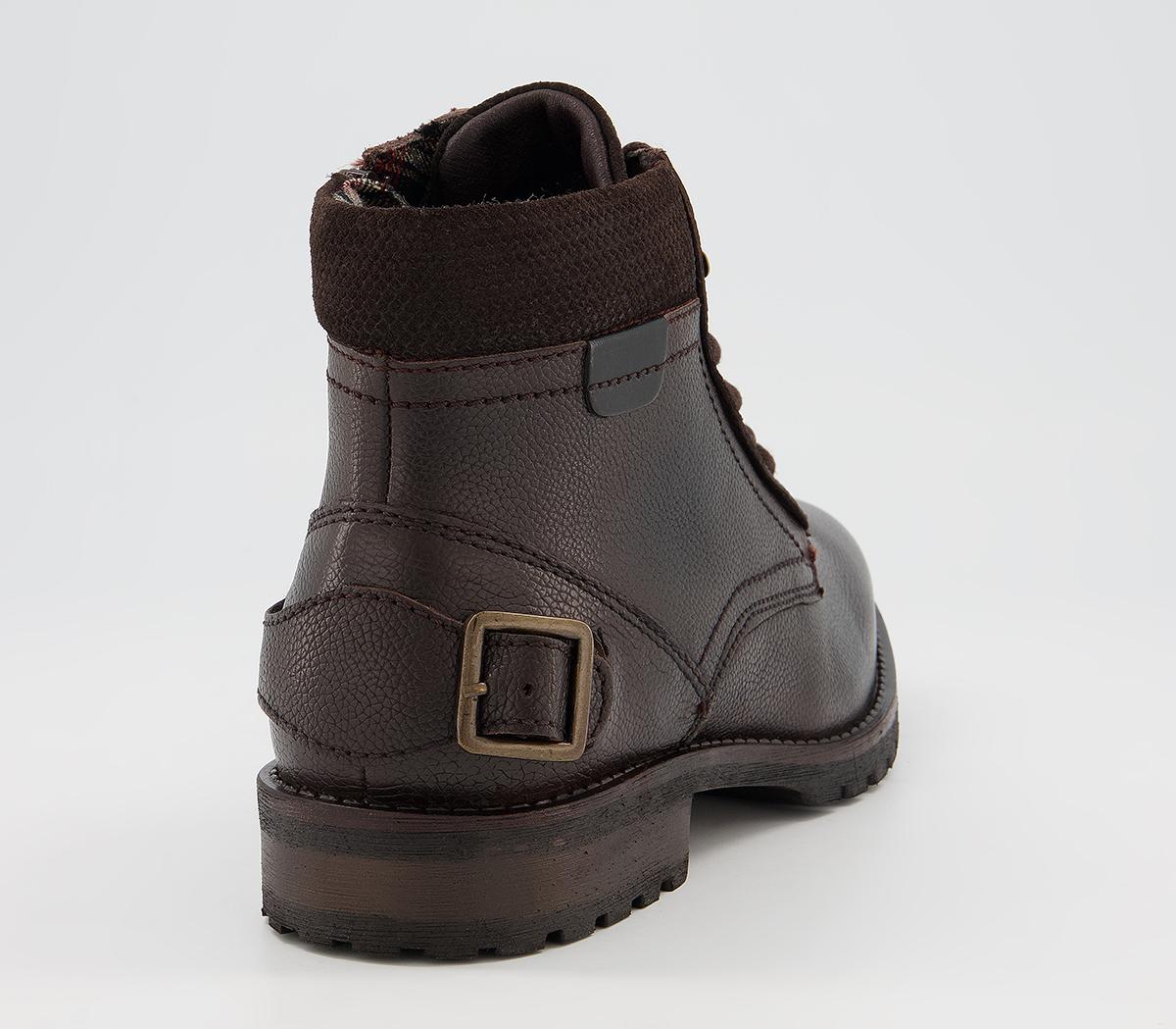 Office Bradford Boots Office Bradford Boots Brown Grain Leather