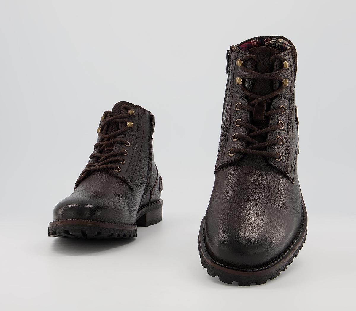 Office Bradford Boots Office Bradford Boots Brown Grain Leather