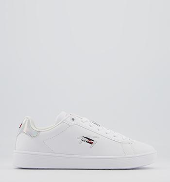 white hilfiger trainers