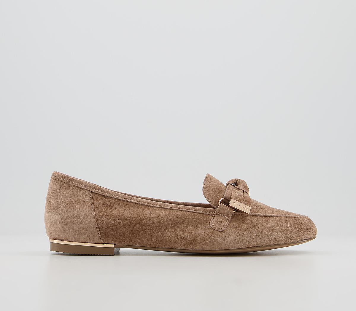 Womens best sale taupe flats