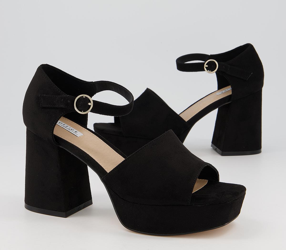 mid platform heels