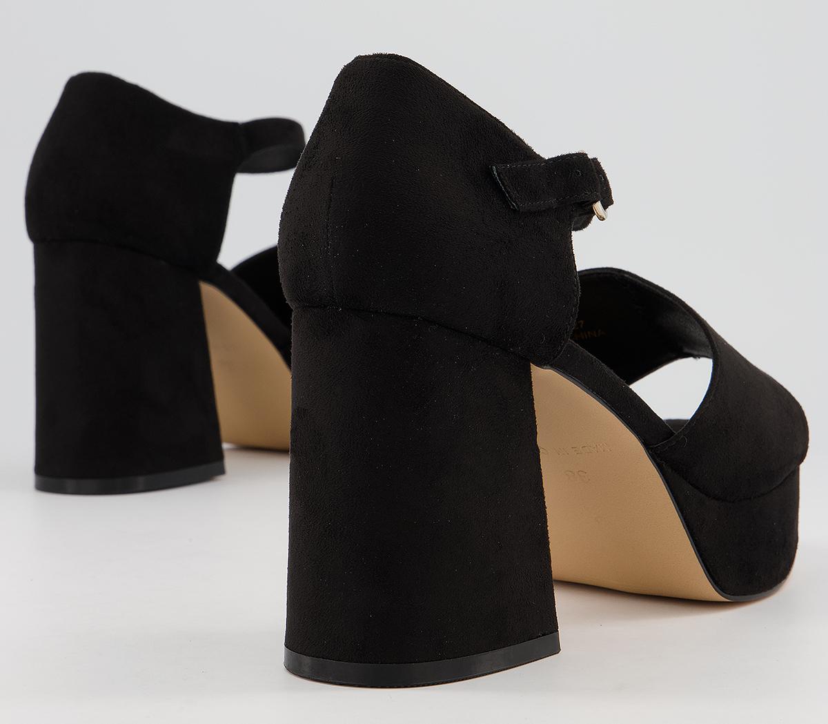 mid platform heels