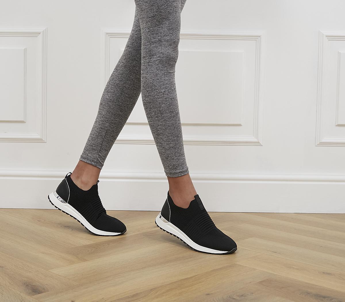 Slip on knit trainers online