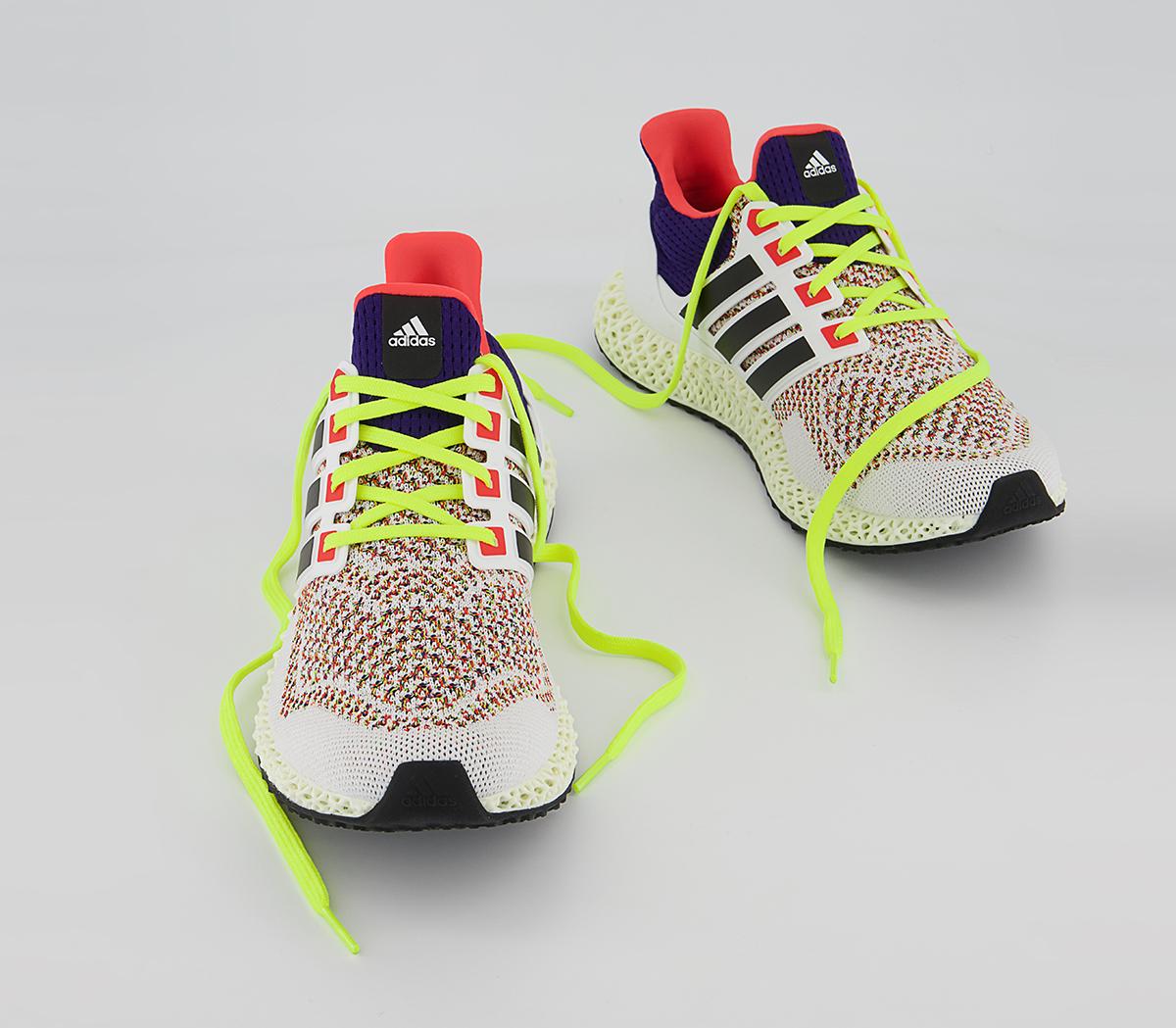 adidas Ultraboost Ultra4d Trainers adidas Ultraboost Ultra4d Trainers White Core Black Solar Red