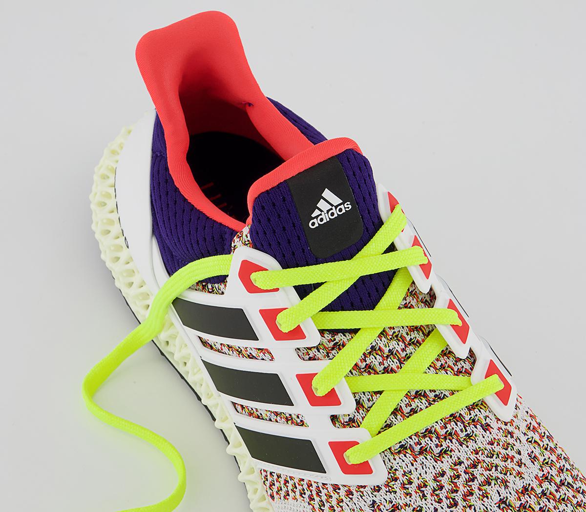 adidas Ultraboost Ultra4d Trainers adidas Ultraboost Ultra4d Trainers White Core Black Solar Red
