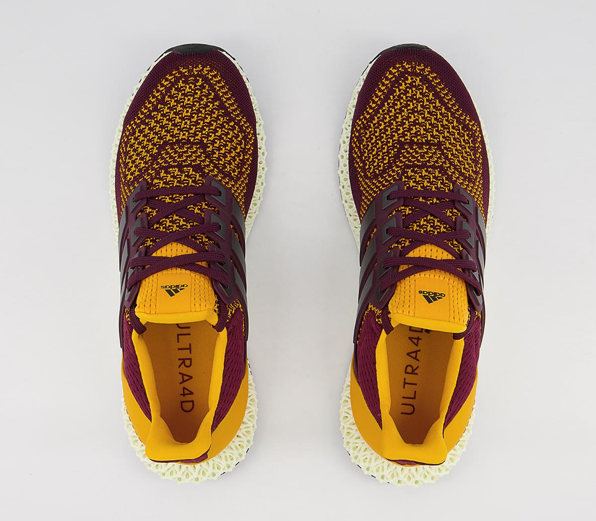adidas Ultraboost Ultra4d Trainers adidas Ultraboost Ultra4d Trainers Maroon