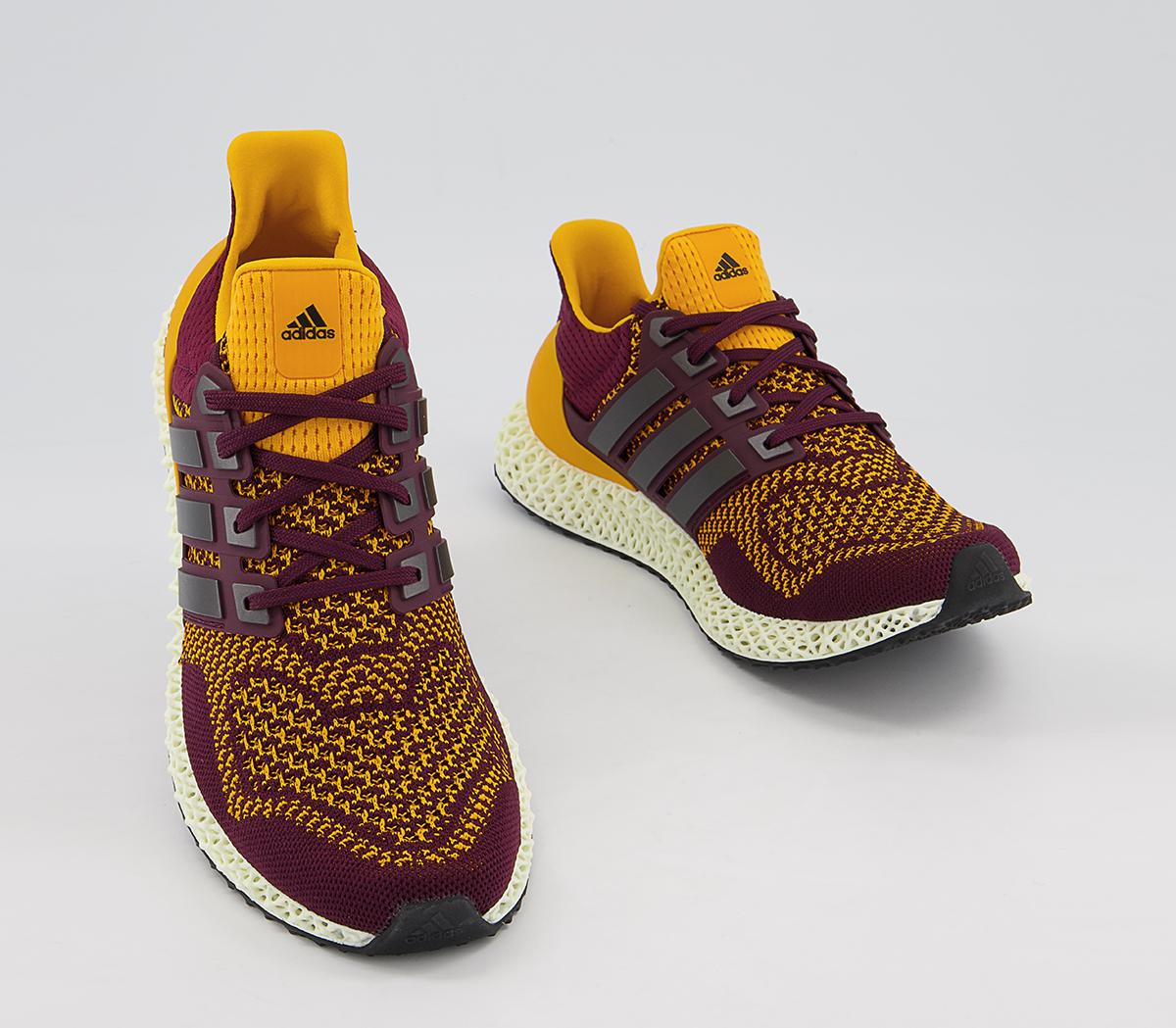 adidas Ultraboost Ultra4d Trainers adidas Ultraboost Ultra4d Trainers Maroon