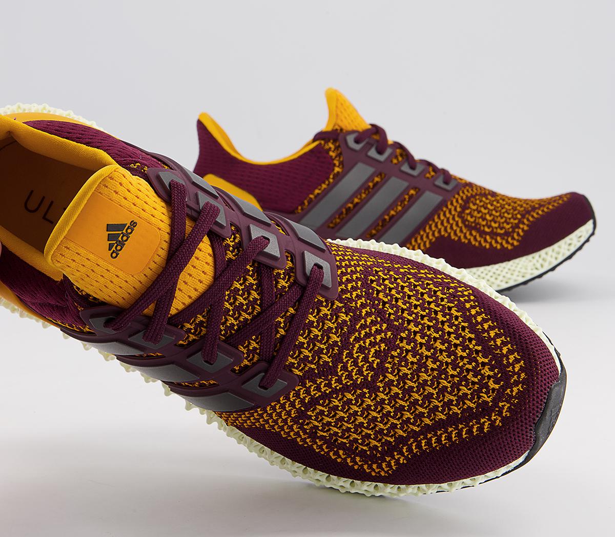 adidas Ultraboost Ultra4d Trainers adidas Ultraboost Ultra4d Trainers Maroon
