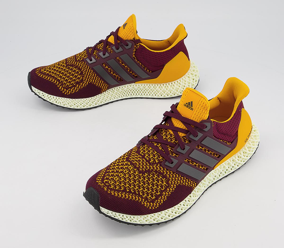 adidas Ultraboost Ultra4d Trainers adidas Ultraboost Ultra4d Trainers Maroon