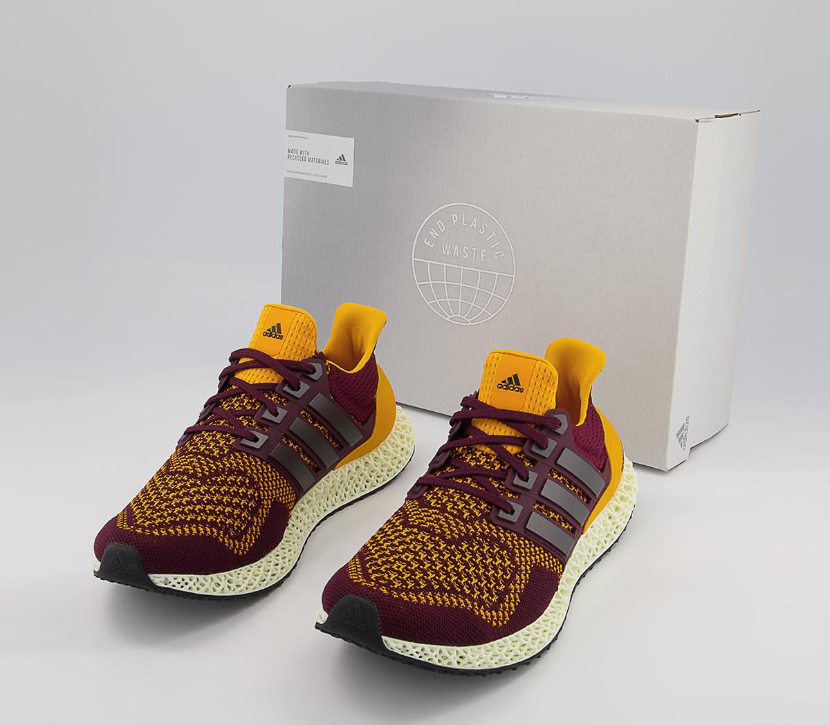 adidas Ultraboost Ultra4d Trainers adidas Ultraboost Ultra4d Trainers Maroon