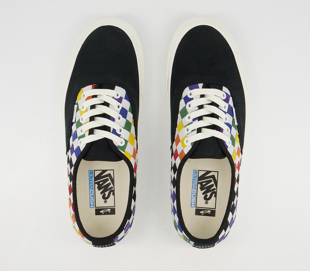 Vans Vault Authentic Vlt Lx Trainers Vans Vault Authentic Vlt Lx Trainers Pride Woven Rainbow
