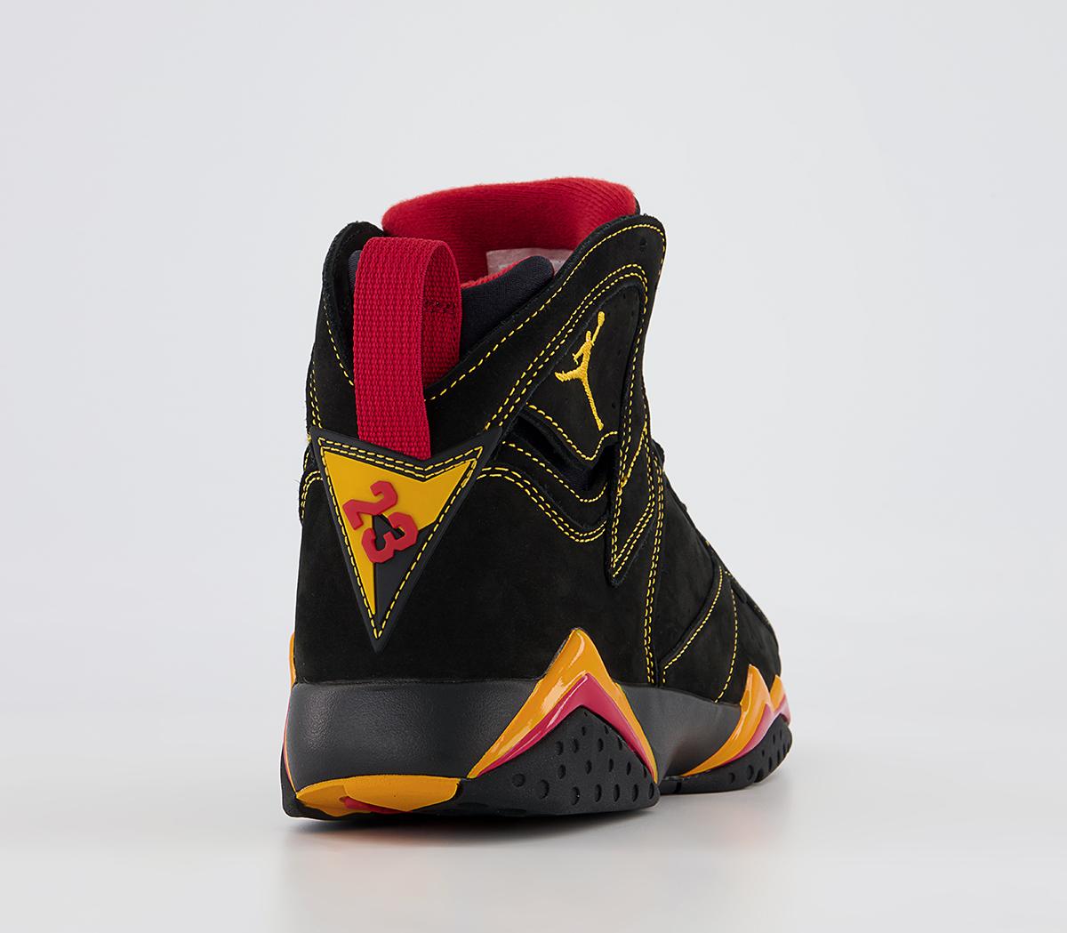 JordanJordan 7 TrainersBlack Citrus Varsity Red