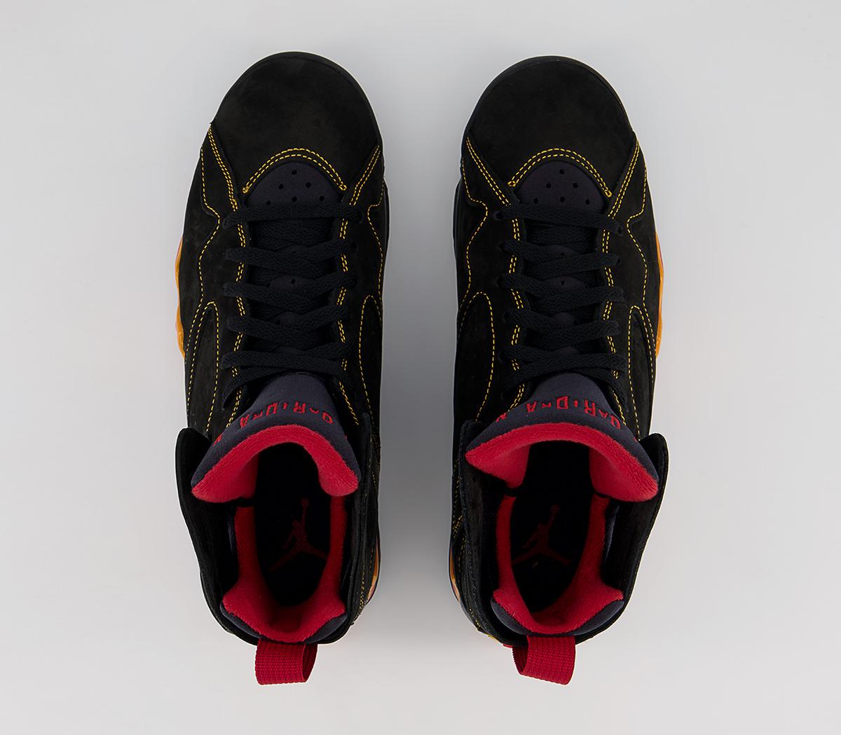 JordanJordan 7 TrainersBlack Citrus Varsity Red