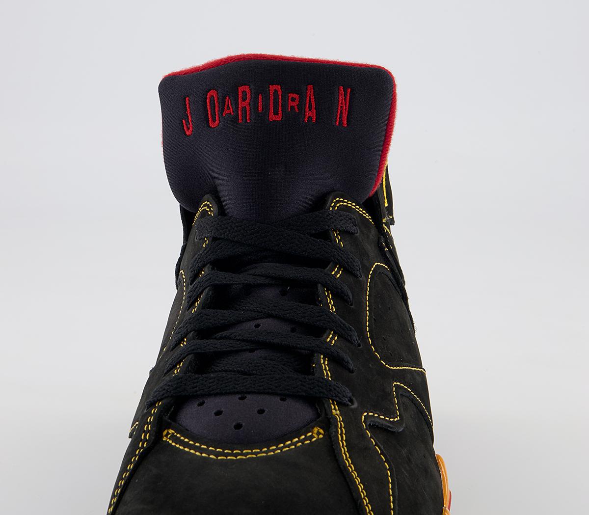 JordanJordan 7 TrainersBlack Citrus Varsity Red