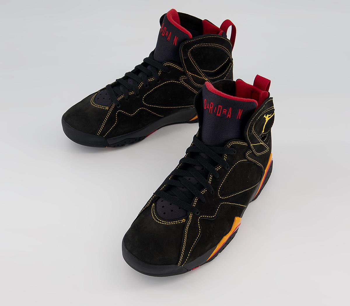 JordanJordan 7 TrainersBlack Citrus Varsity Red