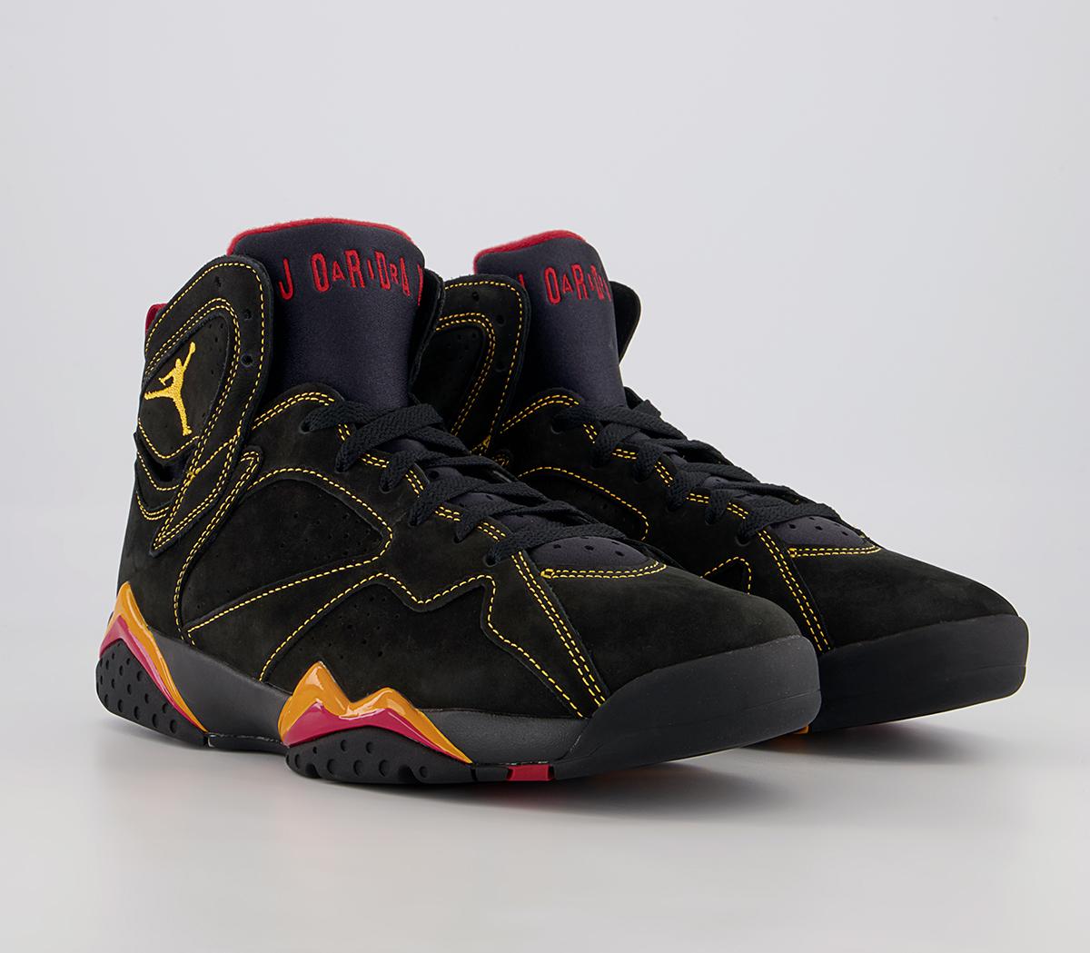 JordanJordan 7 TrainersBlack Citrus Varsity Red