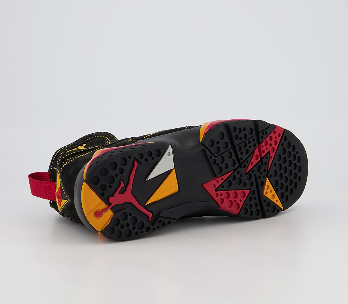 JordanJordan 7 TrainersBlack Citrus Varsity Red