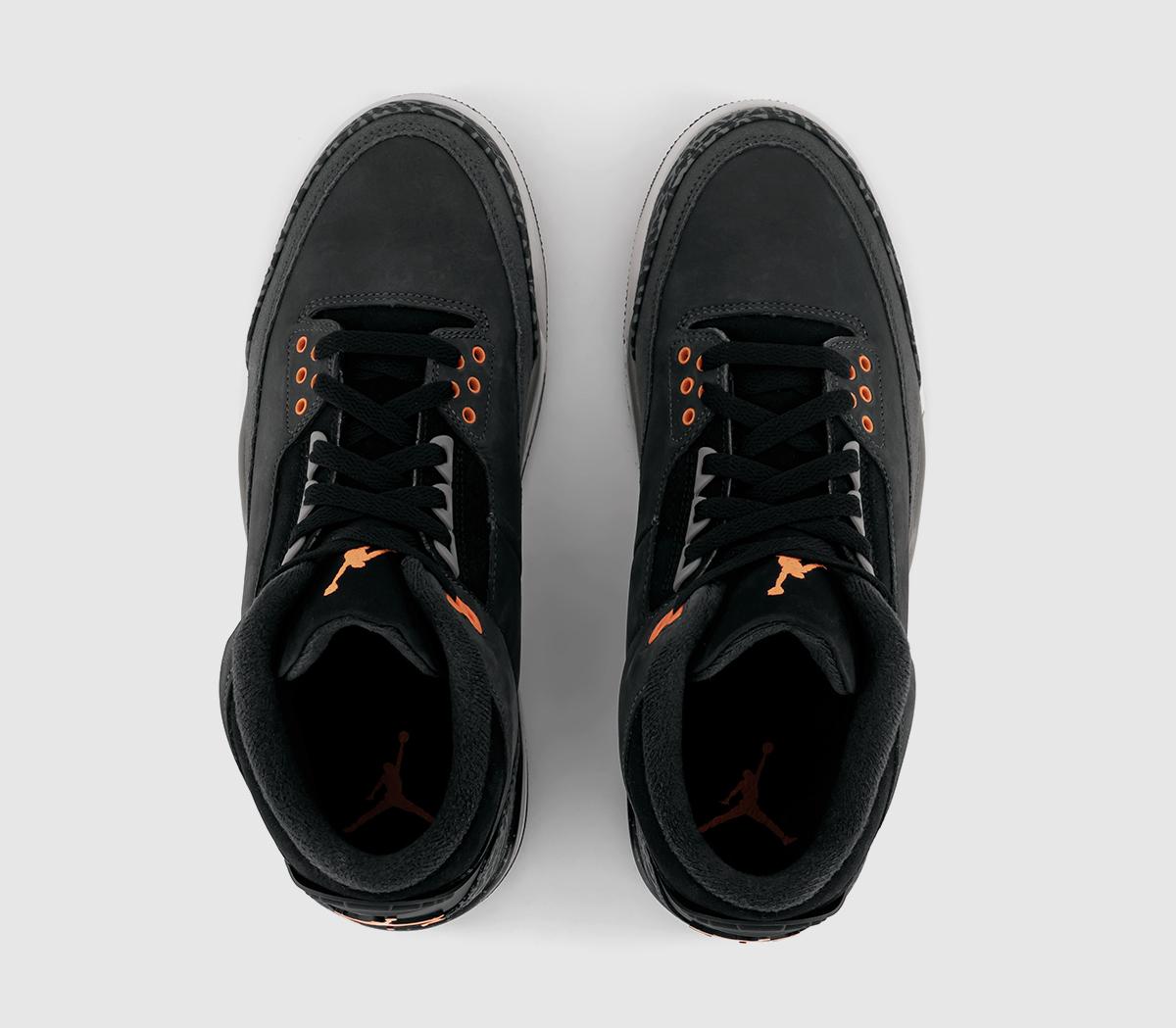 JordanJordan 3 TrainersNight Stadium Total Orange Black