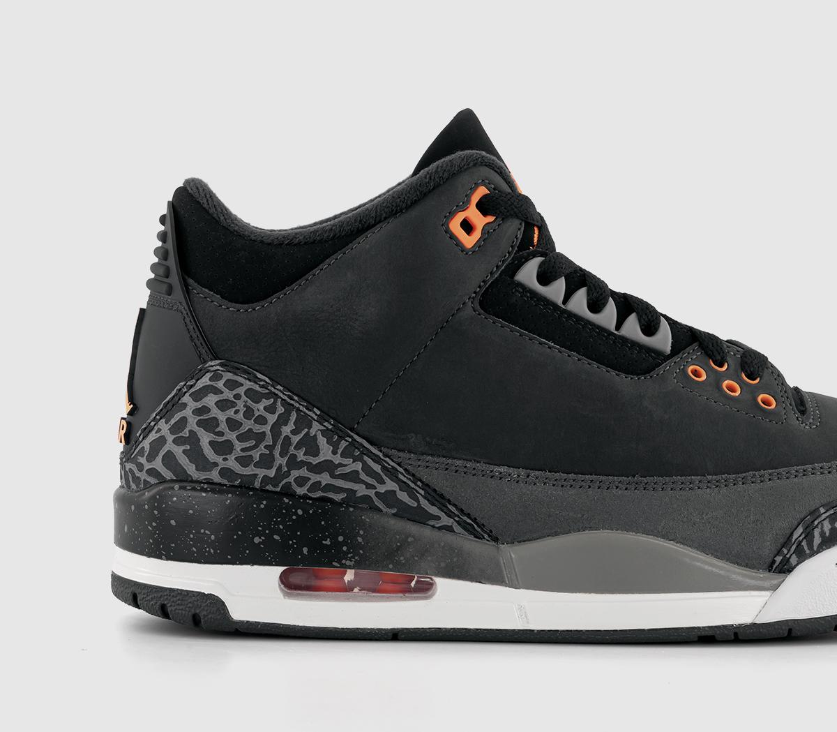 JordanJordan 3 TrainersNight Stadium Total Orange Black