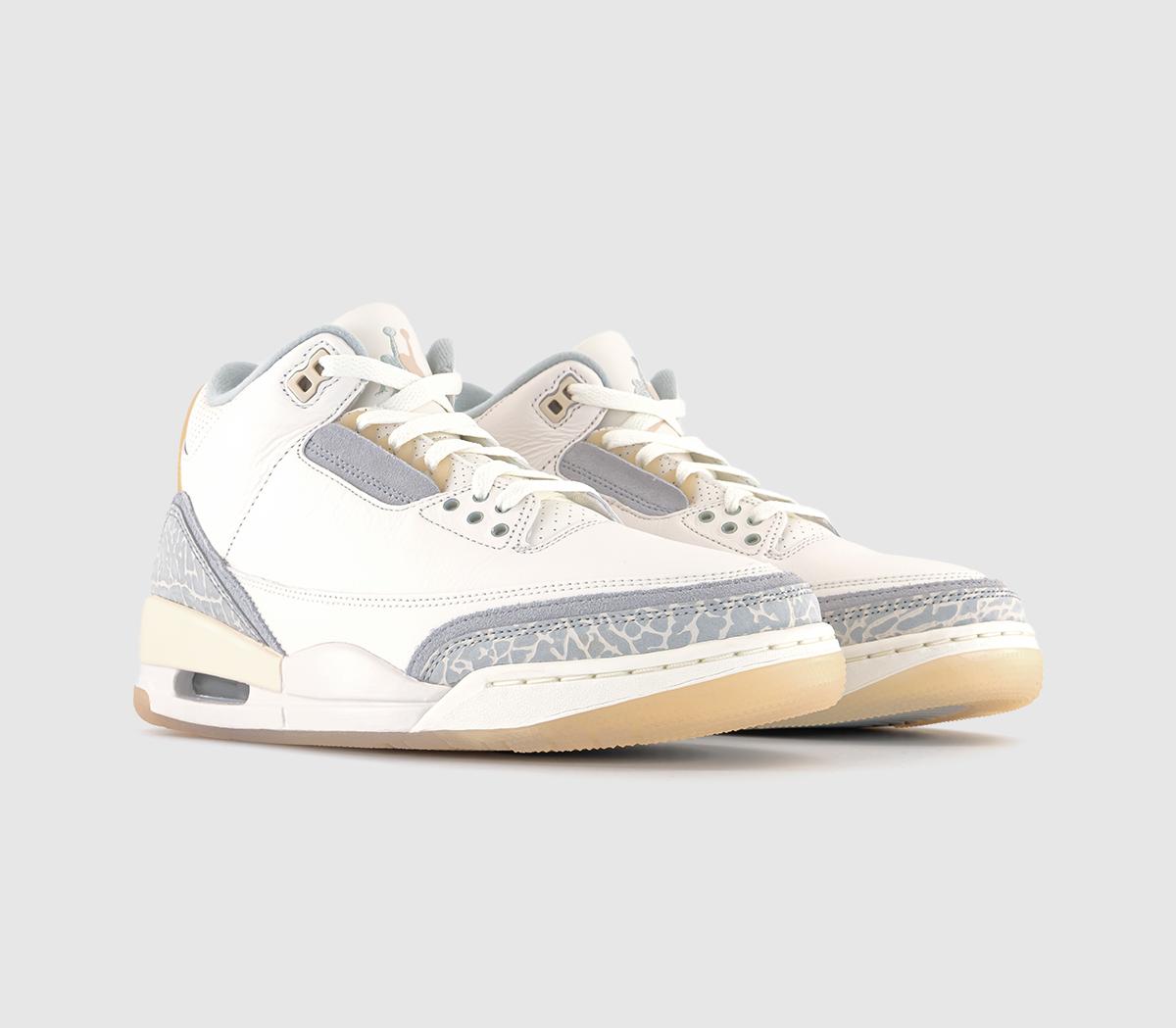 JordanJordan 3 TrainersCraft Ivory Grey Mist Cream