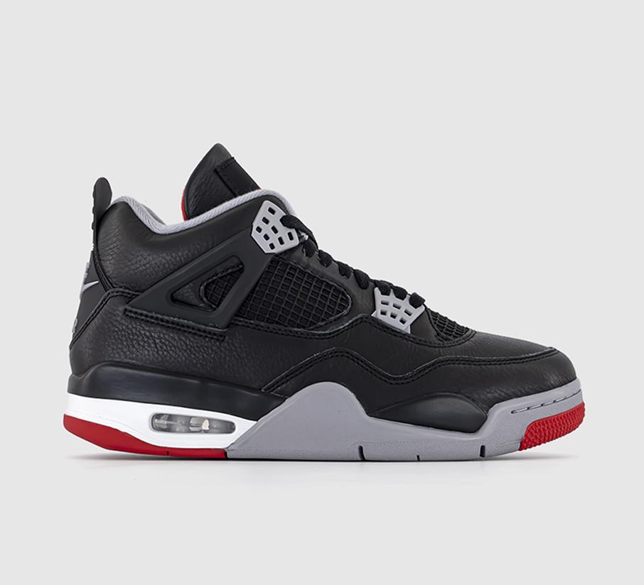 Red jordan 4 gum on sale bottom