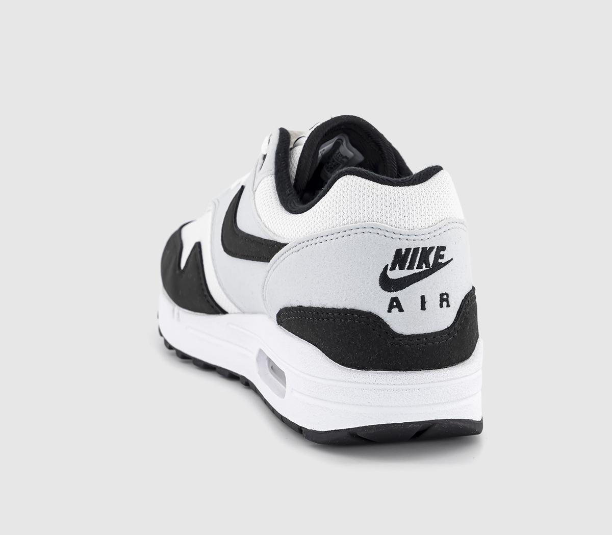 NikeAir Max 1 TrainersWhite Black Pure Platinum
