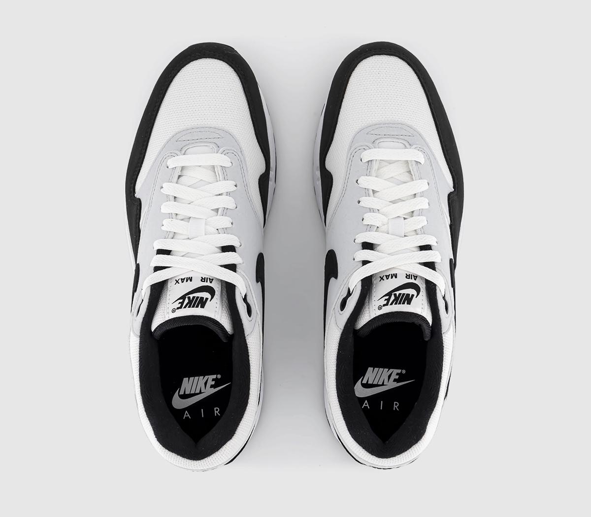 NikeAir Max 1 TrainersWhite Black Pure Platinum