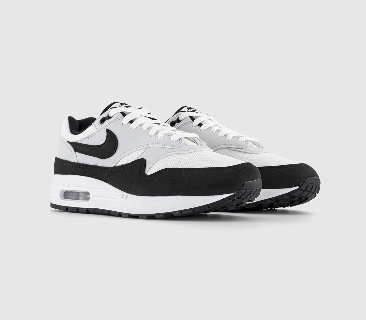 NikeAir Max 1 TrainersWhite Black Pure Platinum