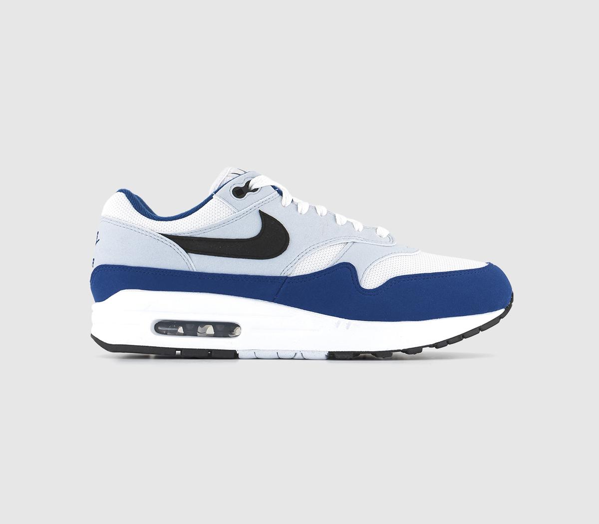 Nike Air Max 1 PRM Sneakers in Blue in Slate/Blue/Lemon Wash, Size UK 5.5 | End Clothing
