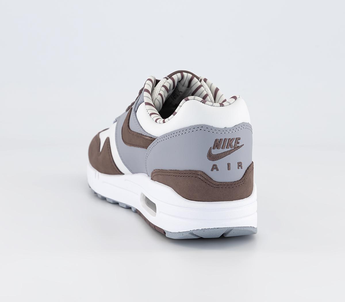 NikeAir Max 1 TrainersShima Shima Summit White Plum Eclipse Wolf Grey