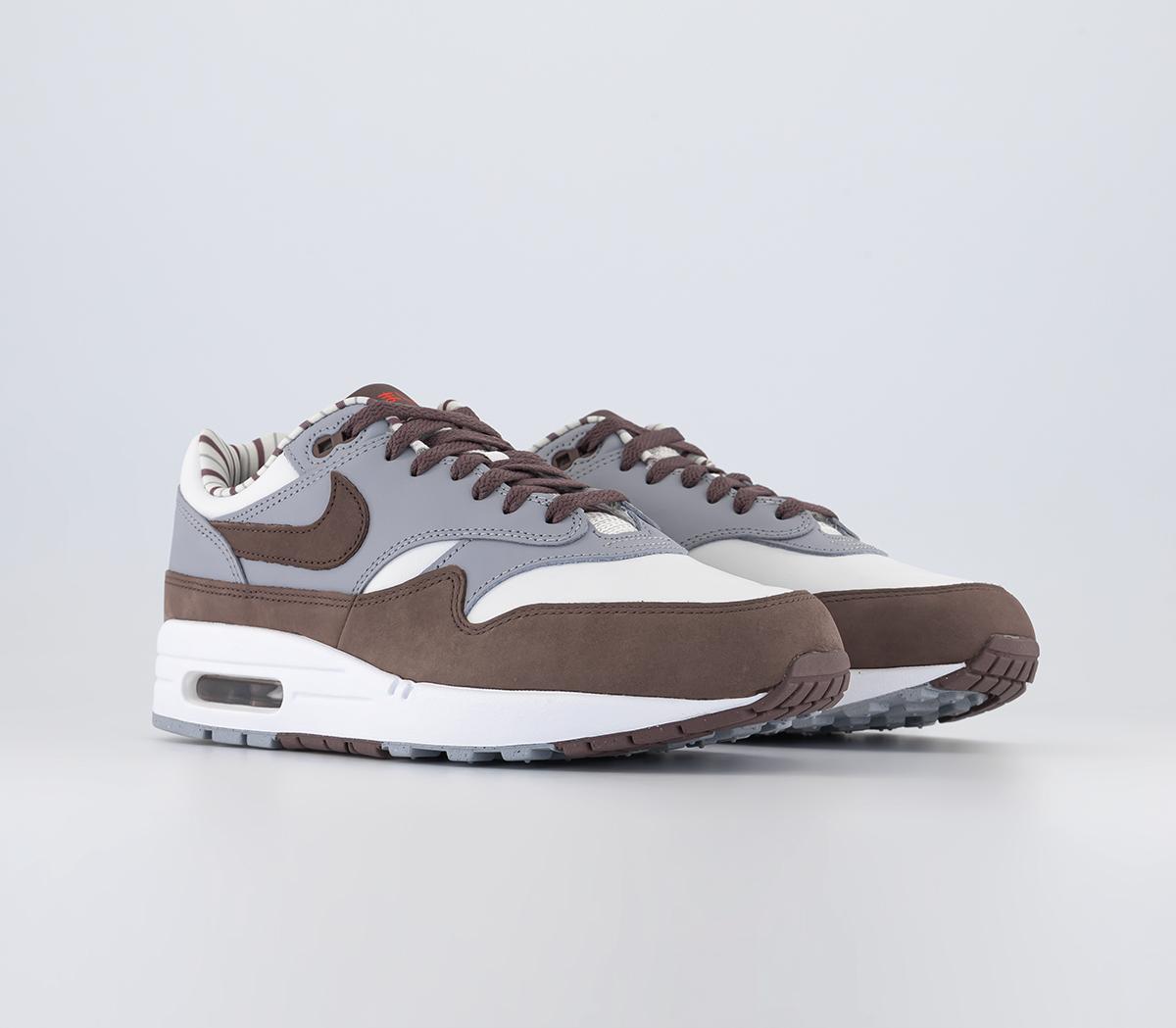 NikeAir Max 1 TrainersShima Shima Summit White Plum Eclipse Wolf Grey