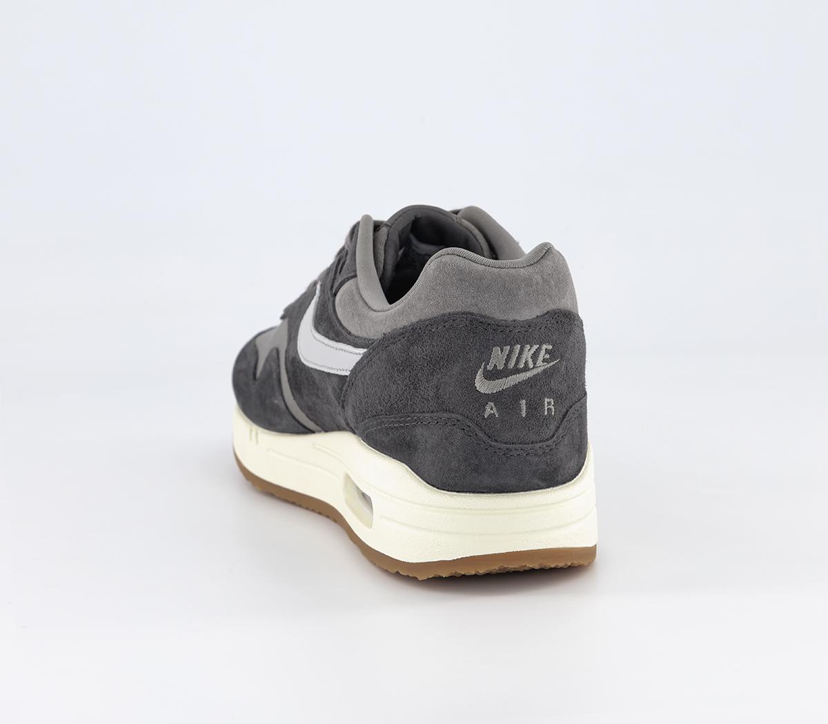 NikeAir Max 1 Trainers Soft Grey Neutral Grey Thunder Grey