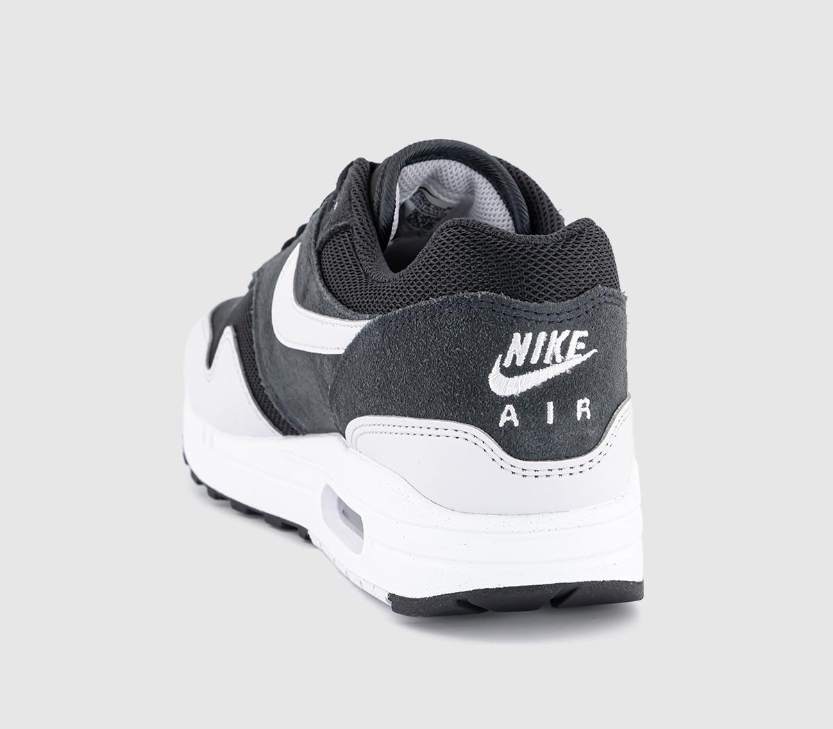 NikeAir Max 1 TrainersOff Noir Vast Grey White Black