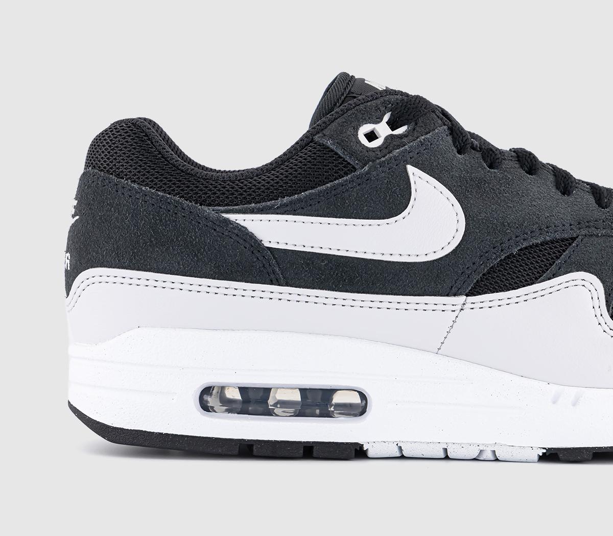 NikeAir Max 1 TrainersOff Noir Vast Grey White Black