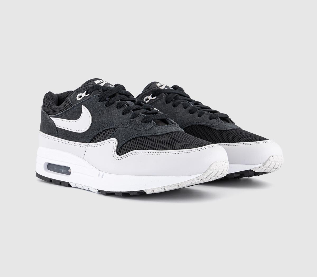 NikeAir Max 1 TrainersOff Noir Vast Grey White Black