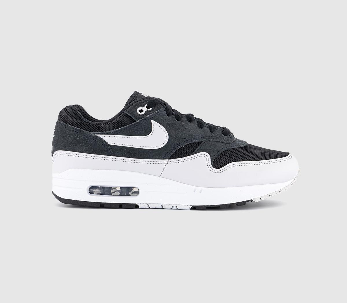 NikeAir Max 1 TrainersOff Noir Vast Grey White Black